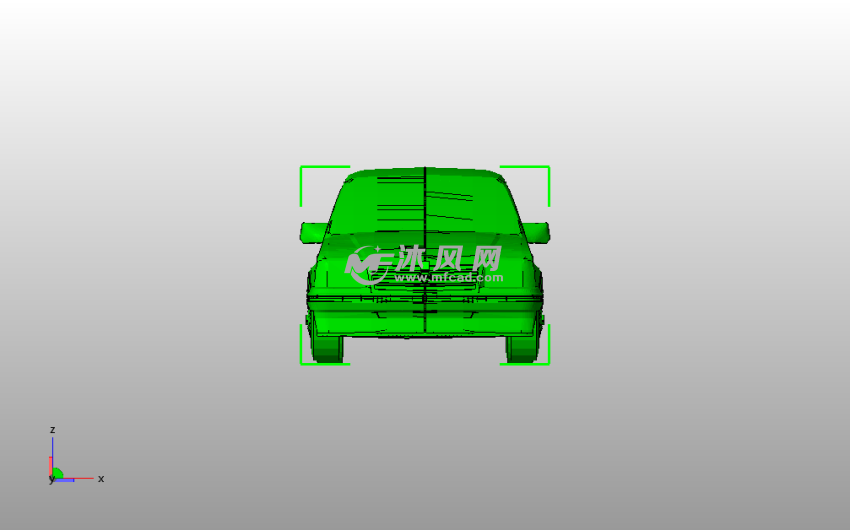 欧宝科萨模型主视图