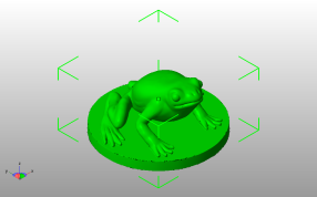 青蛙3D模型斜视图