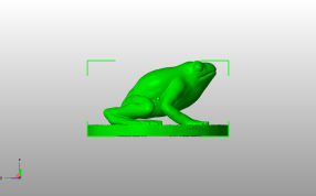青蛙3D模型侧视图