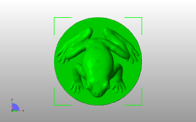 青蛙3D模型俯视图