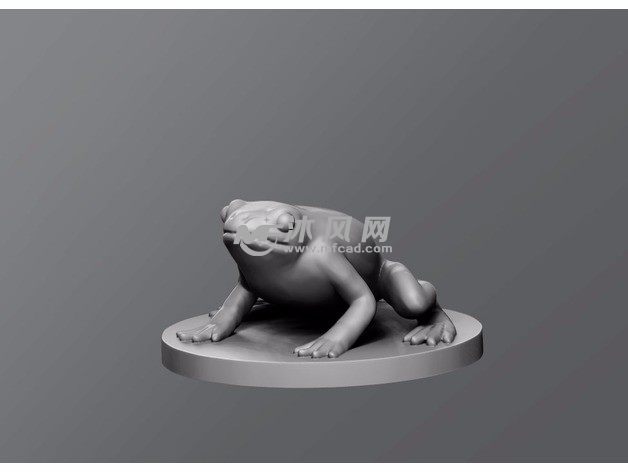 青蛙3D模型效果图