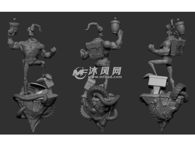 蚯蚓战士模型效果图