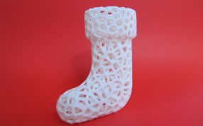 圣诞节镂空袜实物图