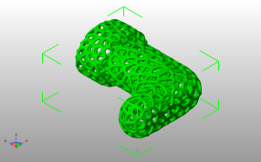 圣诞节镂空袜斜视图
