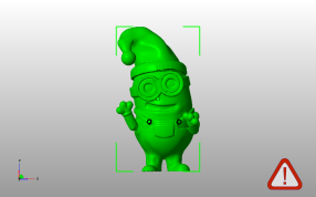 圣诞小黄人主视图