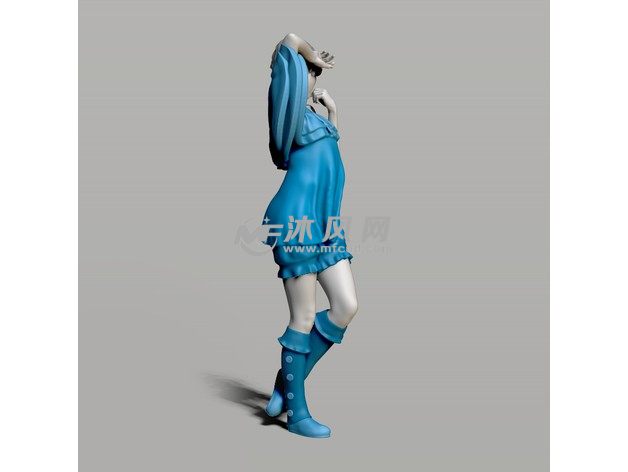 美少女侧视图（右）