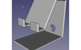 手机支架侧视图（左）