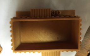 小木屋模型俯视图