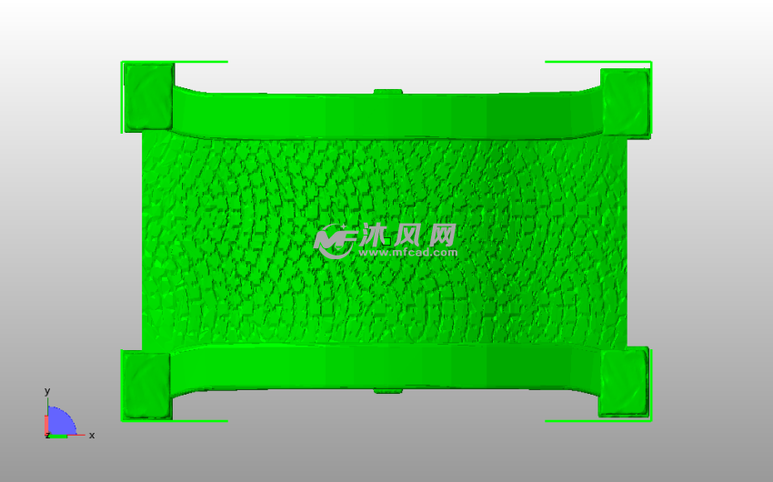 小石桥模型俯视图