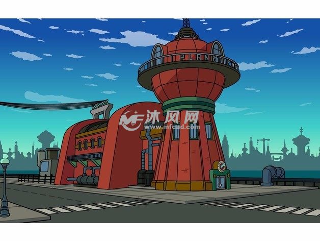 星球中继站效果图