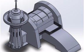 星球中继站斜视图