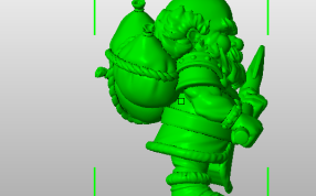 圣诞野蛮老人侧面
