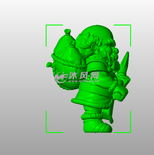 圣诞野蛮老人侧面