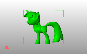 紫悦3D模型侧视图