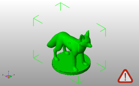 小狐狸模型斜视图
