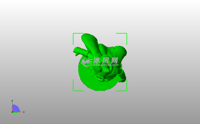 贼狐狸模型俯视图