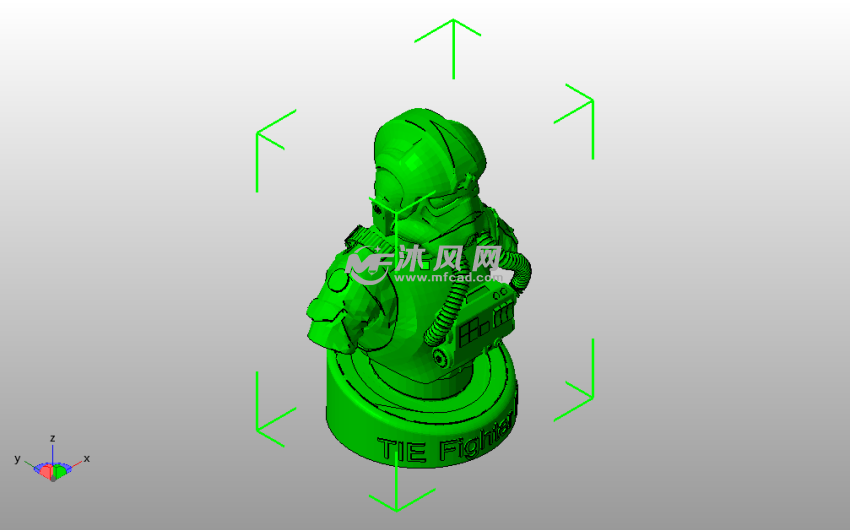 战机驾驶员斜视图