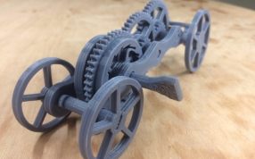 3D打印小车斜视图