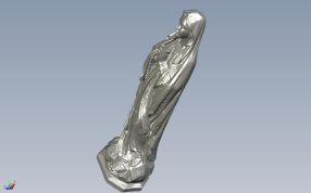 圣母玛利亚狄雕刻模型