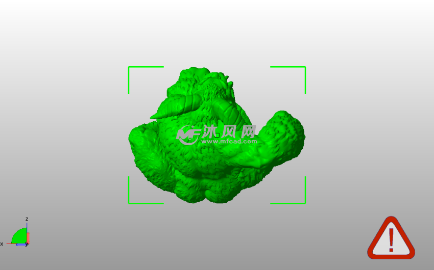 牛魔王模型俯视图