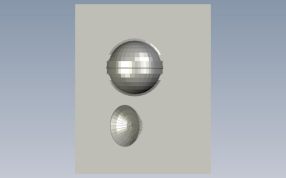 天文台和雷达俯视图