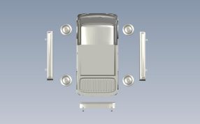 卡车模型俯视图