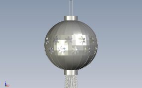 圆形创意结构正视图