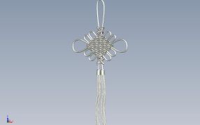 中国结模正视图