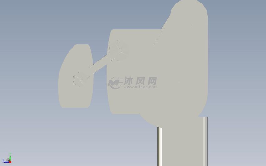 机器人玩具车侧视图