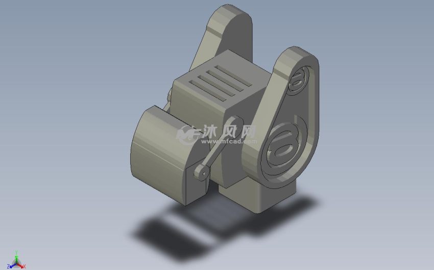 机器人玩具车轴测图