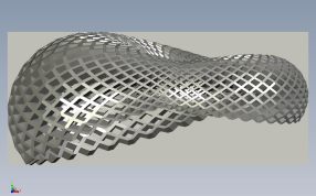 蜂窝状摆件俯视图 模型