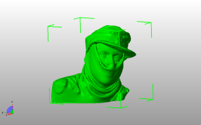 德国战士半身像斜视图