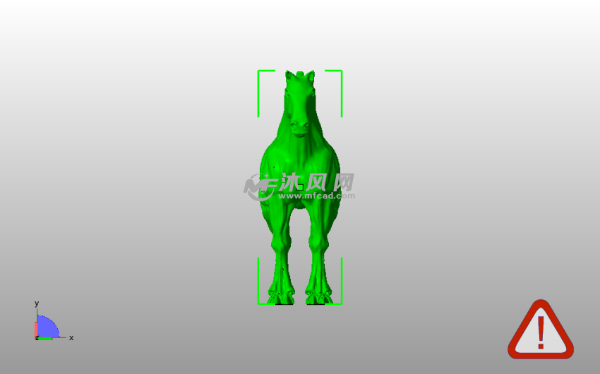 黑色的骏马主视图