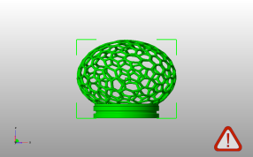 镂空灯罩模型侧视图