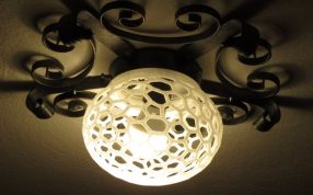 镂空灯罩模型实物图