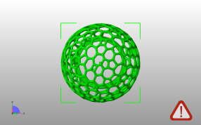 镂空灯罩模型俯视图
