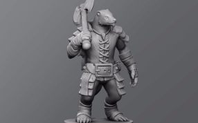 毛鼻袋熊模型效果图