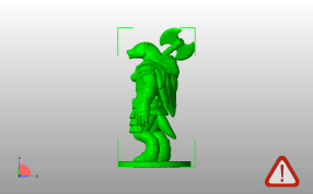 毛鼻袋熊模型侧视图