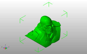 灭霸半身像斜视图