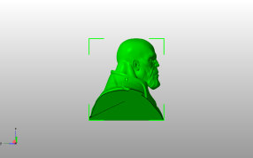 灭霸半身像侧视图