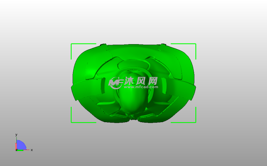 灭霸半身像俯视图