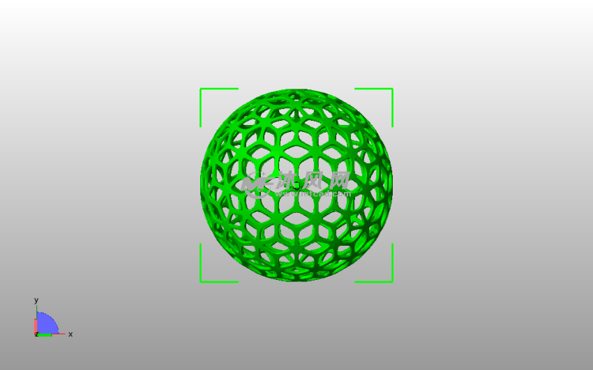 圣诞节装饰小球俯视图