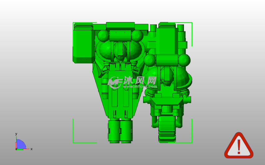 水陆两栖车俯视图