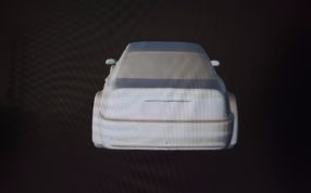 小汽车模型后视图