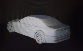 小汽车模型左侧视图