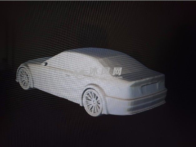 小汽车模型左侧视图