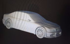 小汽车模型右侧视图