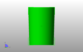 牙膏牙刷分离牙桶主视图