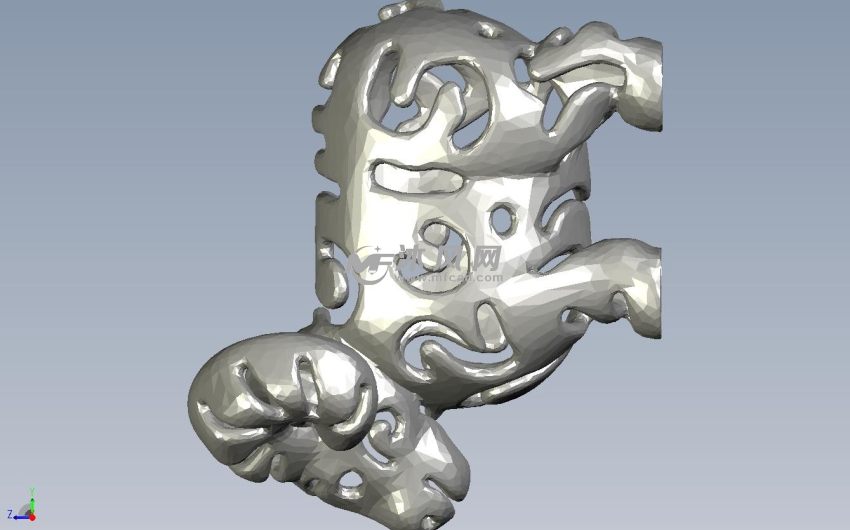 可3D打印的小羊侧视图