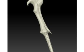 伏地魔的魔杖左视图